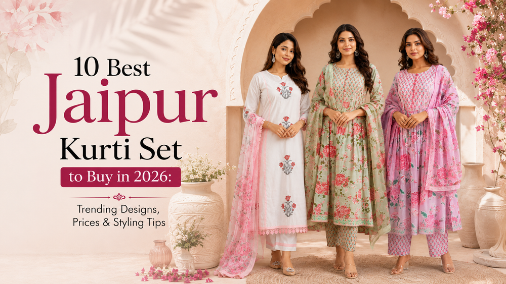 10 Best Jaipur Kurti Set to Buy in 2026: Trending Designs, Prices & Styling Tips