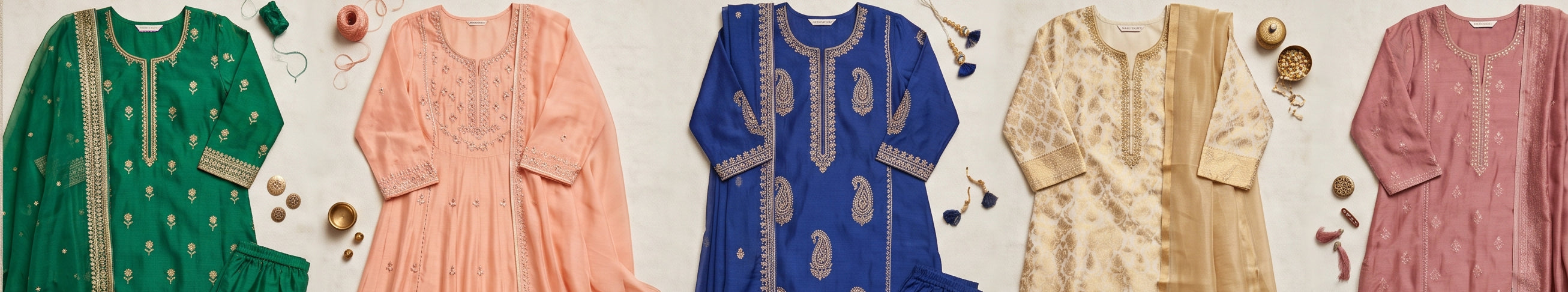 mul chanderi suits