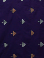 Purple Jacquard Saree