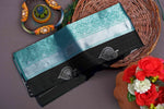 Tea Blue Jacquard Saree