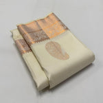 Off White Jacquard Saree