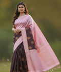 Elegant Pink Jacquard Saree – Timeless Style for Every Occasion