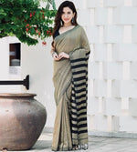 Elegant Mehendi Olive Jacquard Saree