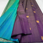 Royal Purple Jacquard Saree