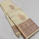 Off White Jacquard Saree
