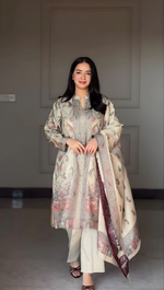 Premium Berry Silk Ready-Made Suit Set with Dupatta