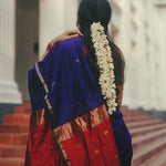Blue Jacquard Saree