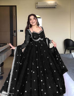Neha Elegant Black Festival Anarkali Suit Set
