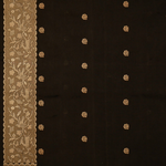 Black Jacquard Saree for Women
