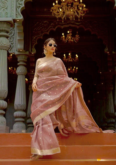 Light Purple Jacquard Saree