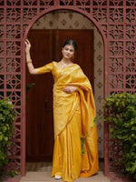 Kanchi pattu Banarasi Lichi Kanjivaram Silk Saree - Ibis Fab