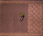 Brown Jacquard Saree – Rich Woven