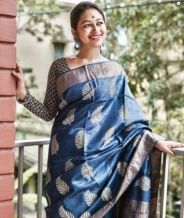 Elegant Blue Jacquard Saree – Premium Traditional & Festive Wear