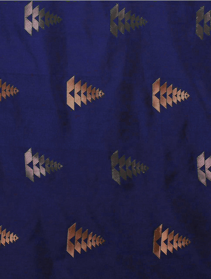 Blue Jacquard Saree