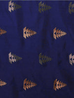 Blue Jacquard Saree