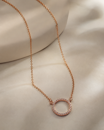 Elegant Rose Gold Crystal Studded Bangle Bracelet for Women