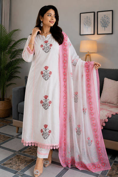 Balaji Premium Jaipuri Taj Cotton suit set