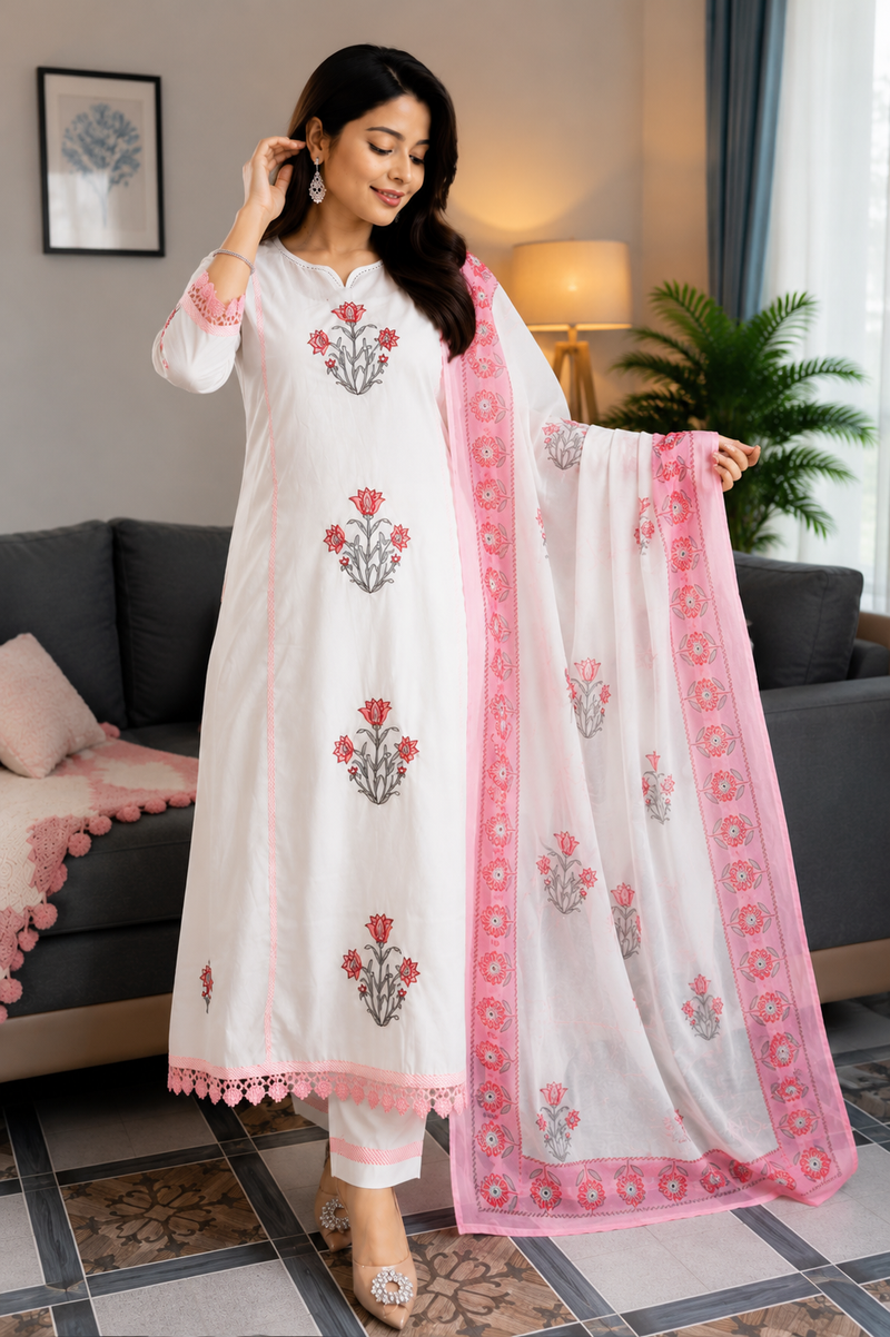 Balaji Premium Jaipuri Taj Cotton suit set