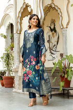 Traditional Hand-Inspired Chanderi Cotton Suit Set