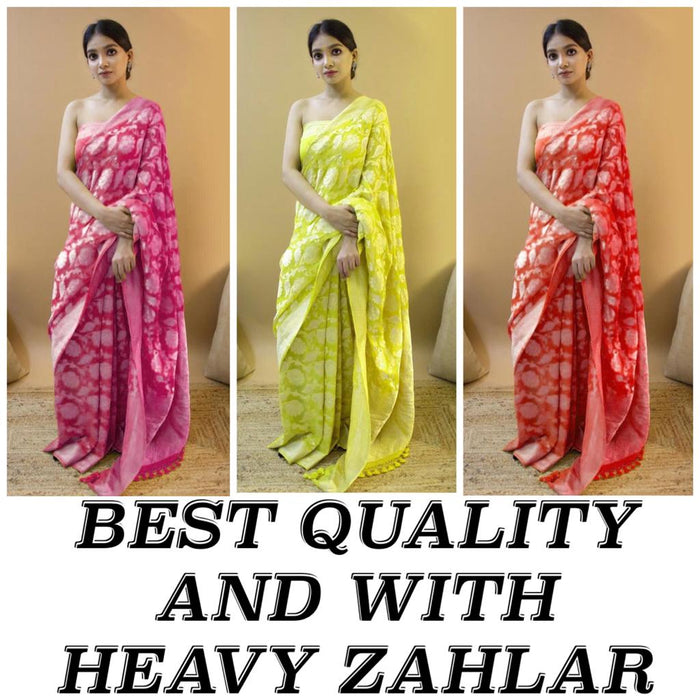 Pink Jacquard Saree – Timeless Weave & Festive Charm