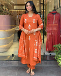 Pure Cotton Ethnic Suit Set with Intricate Embroidery