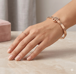 Rose Gold Tree of Life Crystal Bracelet for Women