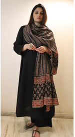 Elegant Black Kurta Palazzo Set