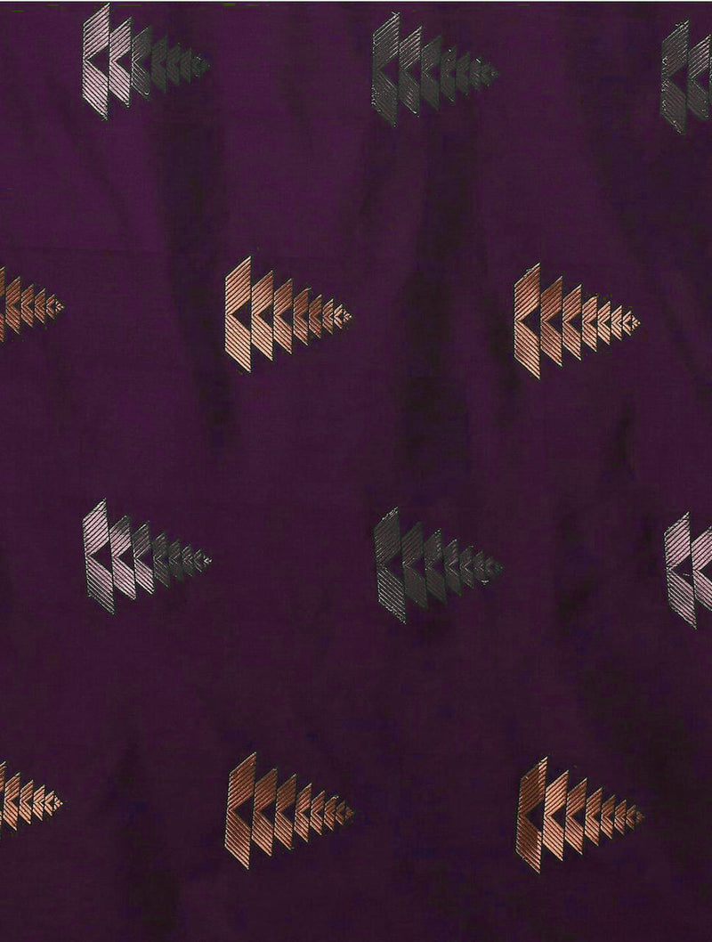 Purple Jacquard Saree