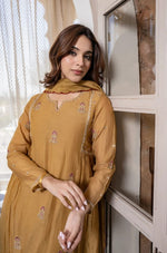 PARI Pure Mul Chanderi 3 Piece Suit Set with Dupatta