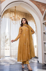 PARI Pure Mul Chanderi 3 Piece Suit Set with Dupatta