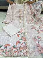 Women’s Lilan Floral Suit Set with Dupatta