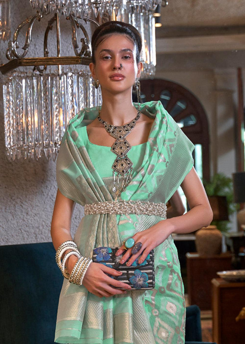Banarasi Saree Look for Wedding Party - Ibis Fab