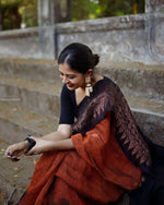 Banarasi Soft Silk Saree With Zari Weaving Work - Ibis Fab