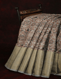 Demanding Multi Colored Cotton Linen Designer Printed Saree