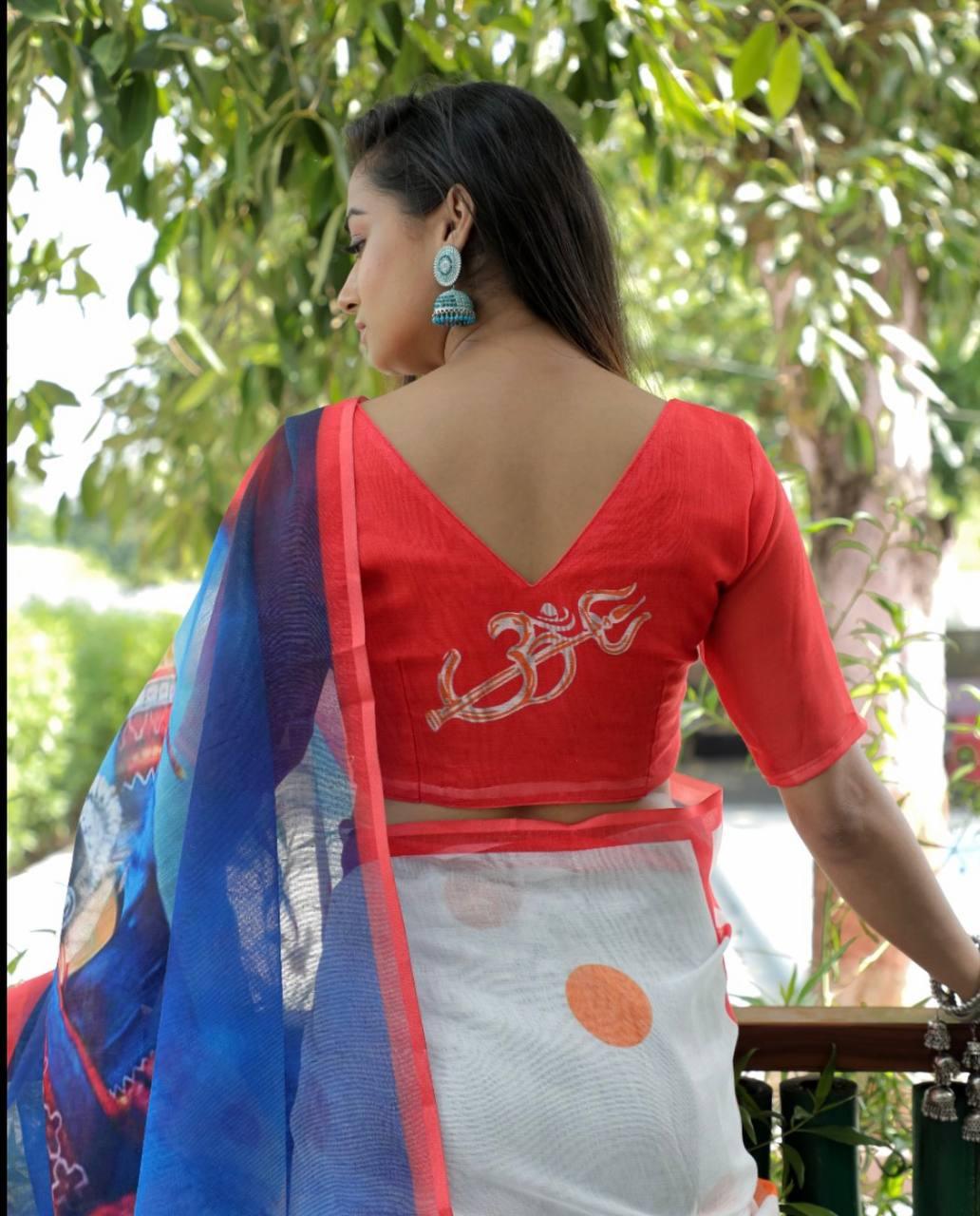 Durga Puja Special Saree - Ibis Fab