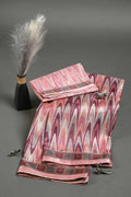 Fantastic Multi Colored Cotton Linen Designer Printed Saree