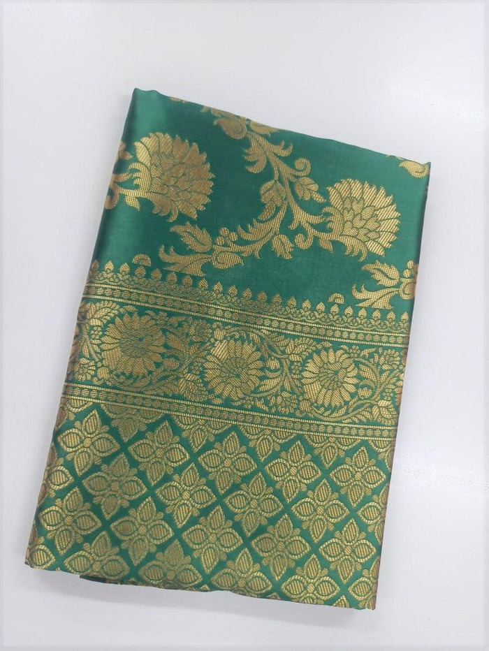 Green Banarasi Silk Saree