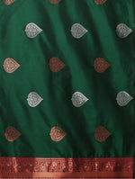 Green Jacquard Saree