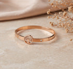 Rose Gold Tree of Life Crystal Bracelet for Women