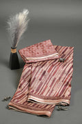 Marvellous Multi Colored Cotton Linen Designer Printed Saree