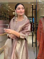 Women’s Banarasi Silk Suit Set with Dupatta – Elegant Ethnic Party Wear