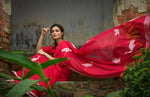 Stylish Designer Linen Saree For Women's & Girl's - Ibis Fab