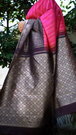 Stylish indian ethnic party wear banarasi saree - Ibis Fab