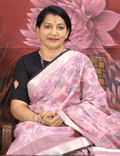 Unique Baby Pink Colored Cotton Linen Designer Printed Saree