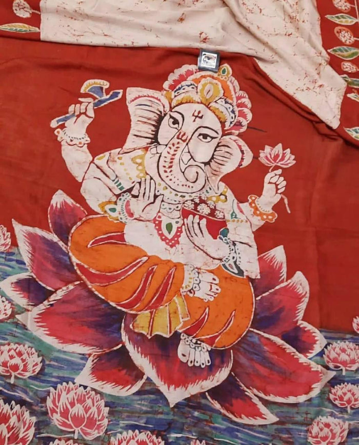 Vinayaka Chaturthi Special Linen saree