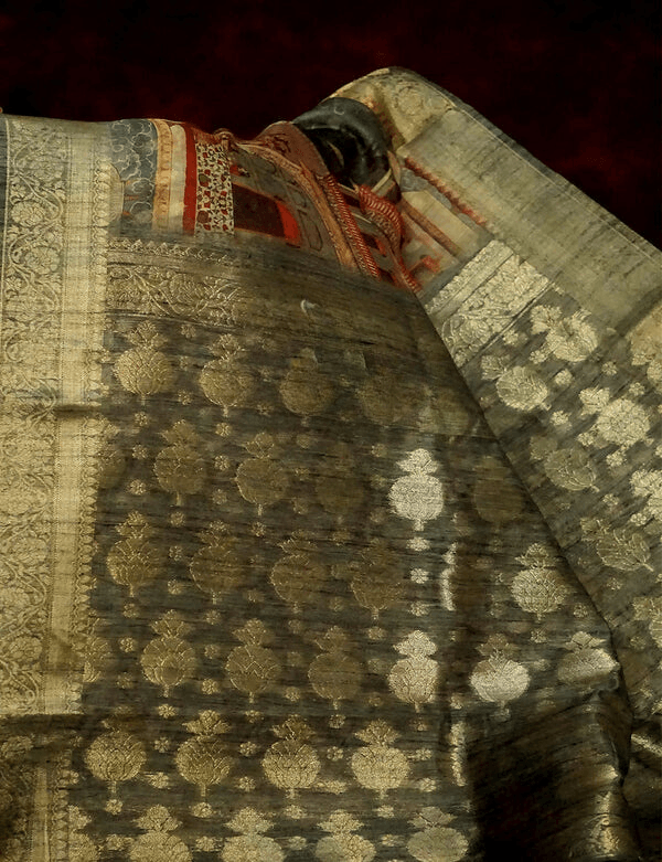 Wonderful Multi Colored Cotton Linen Designer Printed Saree