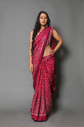 Dark Pink Designer Soft Silk Saree, Festive Wear