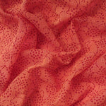 Fantastic Orange Colored Printed Pure Linen Saree For Women - Ibis Fab