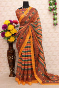 pure silk Classy Copper Colour Saree, Shining Party Wear