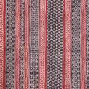 Radiant Black And Red  Colored Party Wear Pure Linen Printed Saree